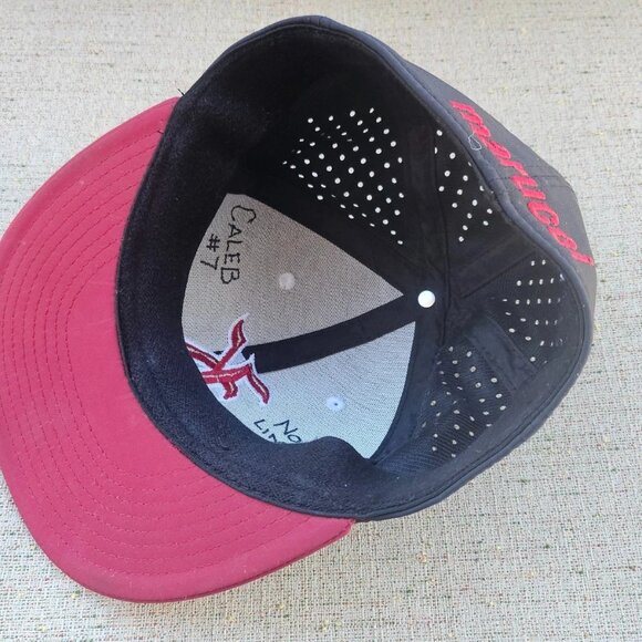 Dome Headwear Marucci Men Hat Baseball Sport Cap Black/Red Size S/M - Picture 9 of 12